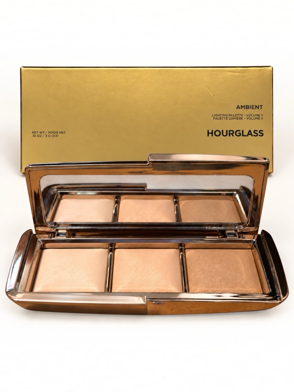 Hourglass Ambient Lighting Palette Volume II NIB Soft Light Radiant Bronze